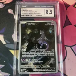 CGC 8.5 NM/MINT+ Mewtwo 151 UPC Promo Full Art Holo Pokemon SVP 052 - Image 1