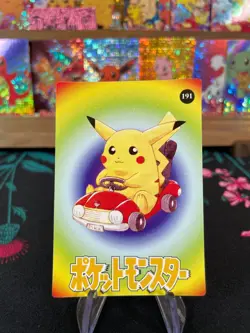 ⚡Pikachu Bubble Bath #196 Pokemon Vintage Prism Vending Sticker NM US SELLER⚡ - Image 2