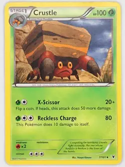 Crustle 7/101 Pokemon - Black and White Noble Victories MP - Image 1