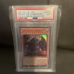 Yugioh Obelisk the Tormentor MVP1-ENSV5 Limited Edition Ultra Rare PSA 9 NM-MT - Image 1