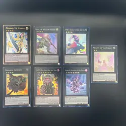 Yu-Gi-Oh! TCG HOLO XYZ CARD LOT 7 Cards NM - Image 1