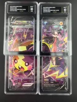 2023 Pokemon 287-290 Morpeko V-Union Premium Collection (3) GMA 10 (1) GMA 8.5 - Image 1