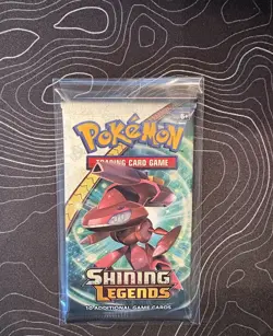 Pokemon TCG Shining Legends Booster Pack 10 Cards English Genesect Art Sealed - Image 1