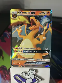 Pokemon TCG Charizard GX Holo Ultra Rare Card Hidden Fates 9/68 - Image 1