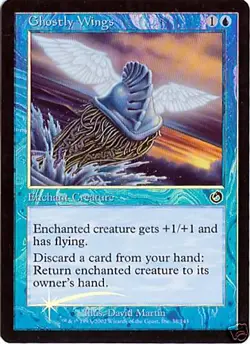 MTG - Torment - Ghostly Wings - 2X - Foil - NM - Image 1