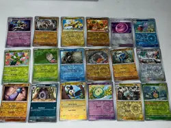 Pokemon TCG English White Flare/Black Bolt- Lot Of 18 Reverse Holo - Image 1
