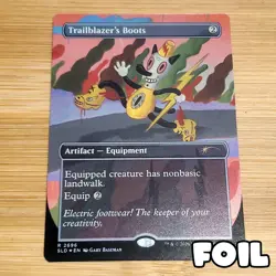 Trailblazer's Boots, Foil, Toby's Journey Secret Lair 2696, Magic MTG NM - Image 1