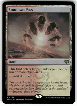 Sundown Pass 264 NM Foil MTG Secrets of Strixhaven Magic - Image 1