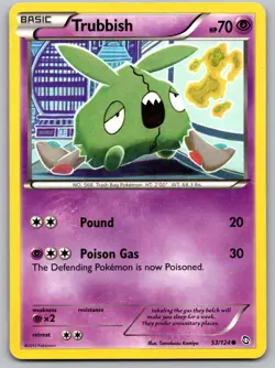 Trubbish 53/124 Dragons Exalted Common Pokemon MP - Image 1