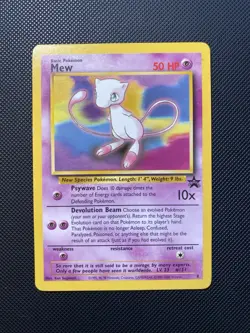Mew 8 Promo WOTC Wizards of The Coast Black Star Promos Pokemon - MP - Image 1
