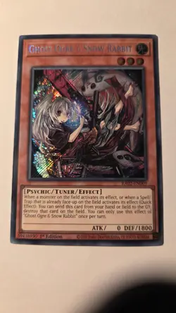 Ghost Ogre & Snow Rabbit RA02-EN009 Secret Rare Yugioh Card Yu-Gi-Oh! TCG - Image 1