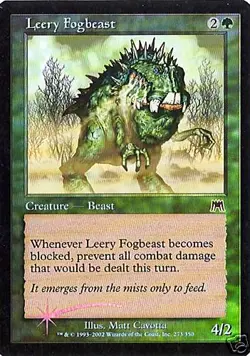 MTG - Onslaught - Leery Fogbeast - 2X - Foil - NM - Image 1