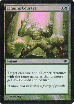 MTG - Darksteel - Echoing Courage - 2X - Foil - NM - Image 1