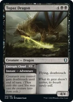 NM - Topaz Dragon [CLB - 153] Commander Legends: Battle for Baldur's Gate - Image 1