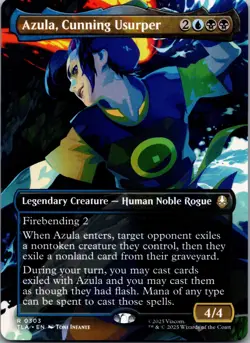 Azula, Cunning Usurper (Borderless) 303 Avatar: The Last Airbender MTG NM - Image 1