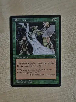 MTG Earthcraft Tempest MP Magic the Gathering Reserve List - Image 1