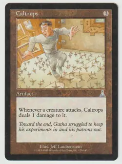 Magic the Gathering MTG Urza's Destiny #129 Caltrops Artifact Uncommon LP - Image 1