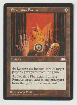 Magic the Gathering MTG Weatherlight Phyrexian Furnace Artifact Uncommon - Image 1