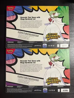 Pokemon Ascended Heroes Premium Poster Collection GARDEVOIR LOT OF 2 SEE PICS - Image 2