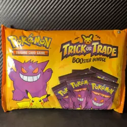 2022 Pokemon BOOster Bundle Trick or Trade Treat New Sealed 40 PROMO Packs - Image 1