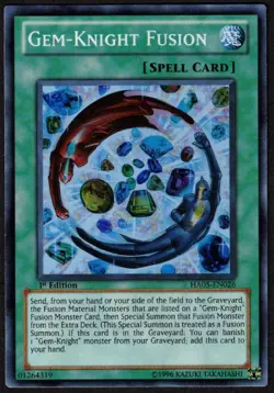 Yugioh Gem-Knight Fusion HA05-EN026 Super Rare 1st Ed - LP - Image 1
