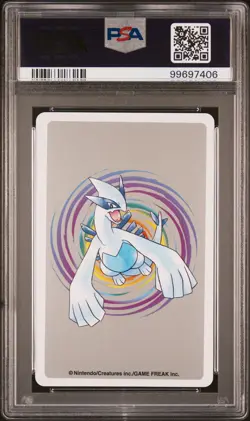 2000 POKEMON SILVER VERSION PLAYING CARDS ACE OF DIAMONDS #158 TOTODILE PSA 10 - Image 2