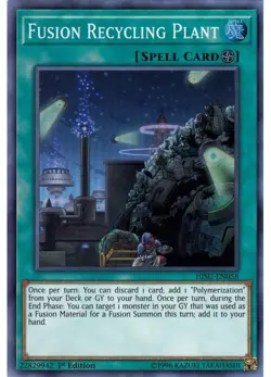 Yugioh - Fusion Recycling Plant (Super Rare) (1st Edition) - HISU-EN058 P - Image 1