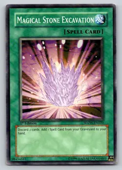Magical Stone Excavation SDZW-EN020 SD: Zombie World Yu-Gi-Oh 1st Edition NM - Image 1