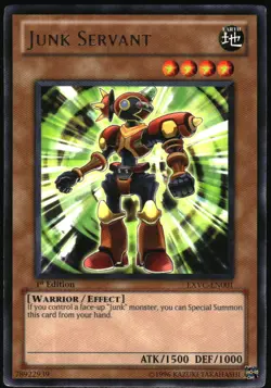 Yu-Gi-Oh! - Extreme Victory Junk Servant 2011 EXVC-EN001 Rare 1st Edition - Image 1