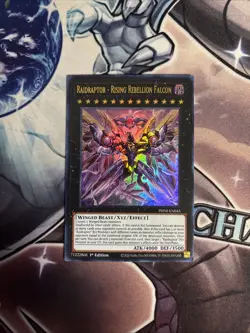 (YT) Yugioh! Raidraptor - Rising Rebellion Falcon - PHNI-EN045 - Ultra 1st VLP - Image 1