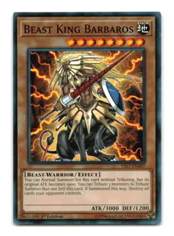 Beast King Barbaros - YS17-EN007 1st Edition - YuGiOh-LP - Image 1