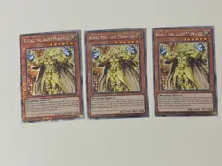 Yugioh Kuraz the Light Monarch x 3 - 1st Platinum Secret Rare NM - Free Holo - Image 1