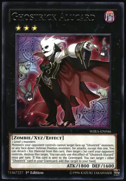 Yu-Gi-Oh! - Wing Raiders Ghostrick Alucard 2016 WIRA-EN046 Rare 1st Edition - Image 1