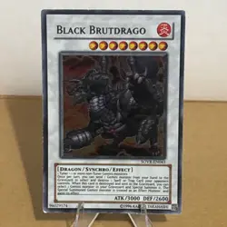 Yugioh Black Brutdrago SOVR-EN043 Super Rare MP - Image 1