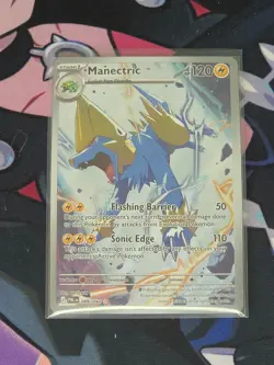 Pokemon TCG Manectric Illustration Rare Holo Pitch Black 089/084 Near Mint - Image 1
