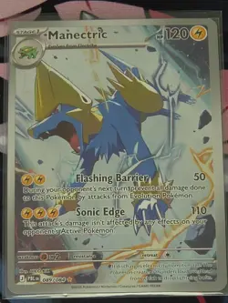 Pokemon TCG Manectric Illustration Rare Holo Pitch Black 089/084 Near Mint - Image 3