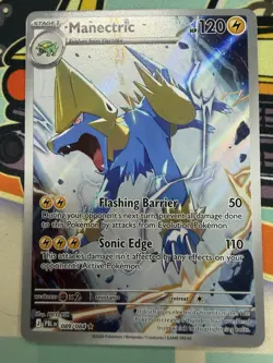 Manectric 089/084 Illustration Rare Pitch Black Pokemon TCG Near Mint In Hand - Image 1