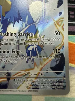 Manectric 089/084 Illustration Rare Pitch Black Pokemon TCG Near Mint In Hand - Image 5