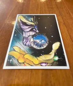 Thanos Art Sleeves 120 Count Magic the Gathering MTG Marvel Heroes - Image 2