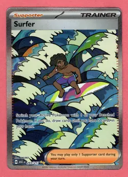 Surfer Special Illustration Rare 293/217 Ascended Heroes Pokemon TCG NM - Image 1