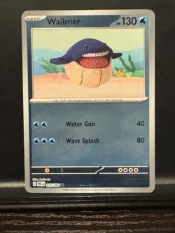 Wailmer (Reverse Holo) - Asako Ito -015/084 -Pokemon TCG - Pitch Black. English. - Image 1