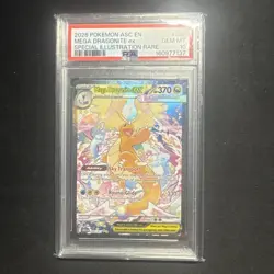2026 POKEMON ASCENDED HEROES SPECIAL ILLUSTRATION RARE MEGA DRAGONITE EX PSA 10 - Image 1
