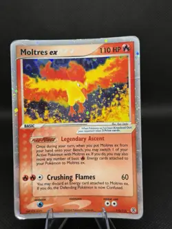 2004 Pokemon EX Fire Red & Leaf Green #115 Moltres ex Holo - Image 1
