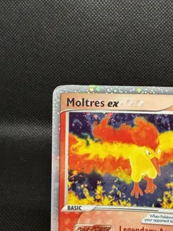 2004 Pokemon EX Fire Red & Leaf Green #115 Moltres ex Holo - Image 3