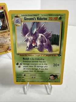 2000 Pokemon Gym Challenge: WOTC Gym Leaders Misty Giovanni Blaine Card NM - Image 2