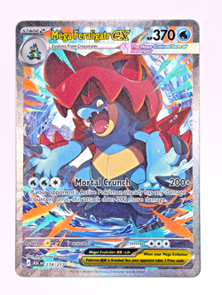 Mega Feraligatr ex 274/217 SIR Pokemon Ascended Heroes NM - Image 1