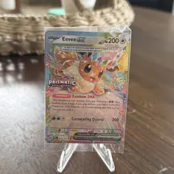 Eevee ex Prismatic Evolutions Sealed Stamped Promo 075/131 Near Mint Pokemon TCG - Image 1
