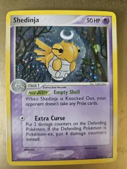Pokemon TCG Shedinja 14/107 Deoxys Holo Rare - LP - Image 1