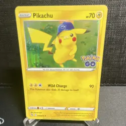 Pokemon Company Pikachu Pokemon GO Holo Rare 028/078 English Basic HP 70 - Image 1