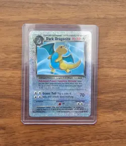 2002 Pokemon Legendary Collection Dark Dragonite 5/110 Reverse Holo Foil - Image 1